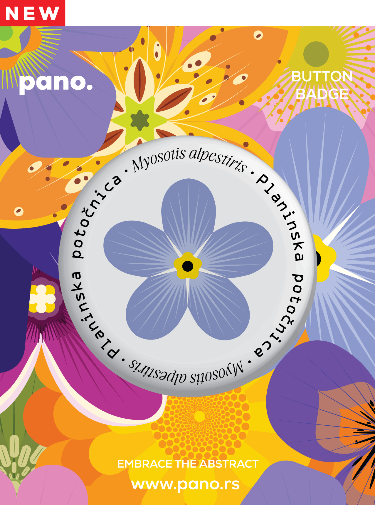 Planinska potočnica bedž